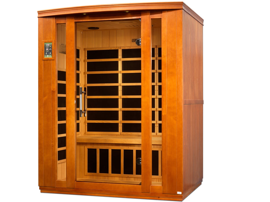 Dynamic Bellagio 3-Person Low EMF FAR Infrared Sauna (Canadian Hemlock)