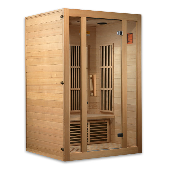 The Seattle 2 Person Near Zero EMF Indoor FAR Infrared Sauna