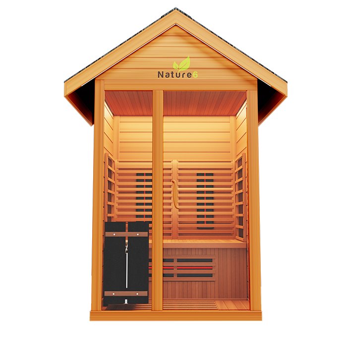 Nature 6 Medical Outdoor Infrared Sauna (3 Person)