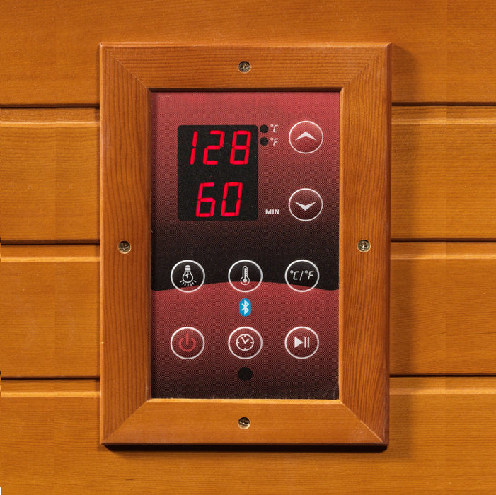 Dynamic Lugano 3-Person Low EMF FAR Infrared Sauna (Canadian Hemlock)