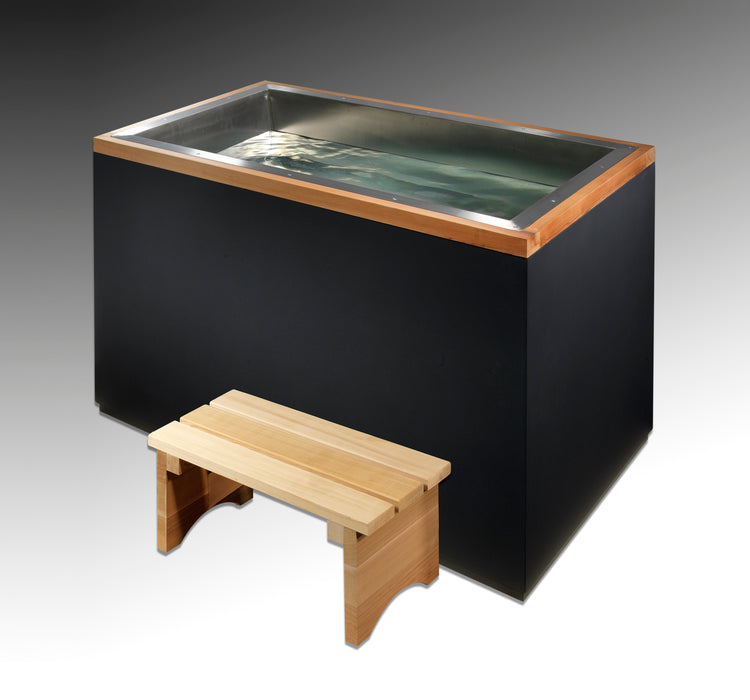 Luxury Dynamic Cuboid Cold Plunge – Sophisticated Wellness & Recovery Tub