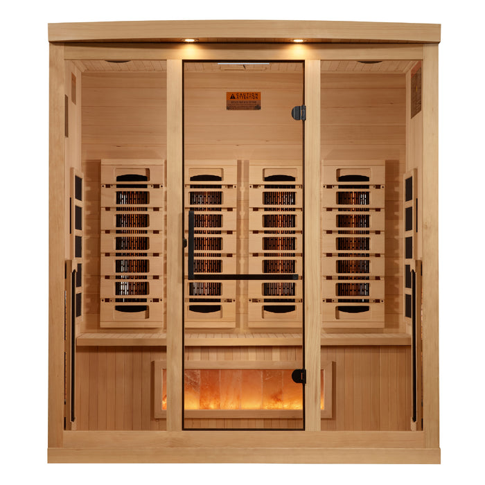 Norwegian 4-Person Luxury Infrared Sauna – Indoor, Full Spectrum, Near Zero EMF