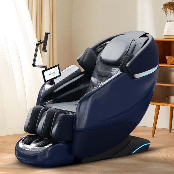 De-Stress Lounge Massage Chair by Vacuactivus – Ultimate Full Body Zero Gravity with Heat, SL-Track & Bluetooth