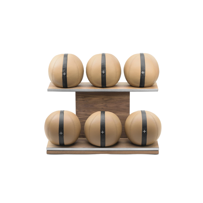 MOXA™ SET - Weighted Gym Balls With Horizontal Rack
