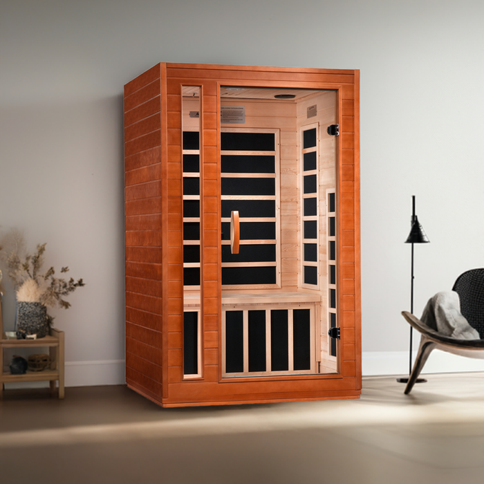 Dynamic Cordoba Elite 2-Person Ultra Low EMF FAR Infrared Sauna (Canadian Hemlock)