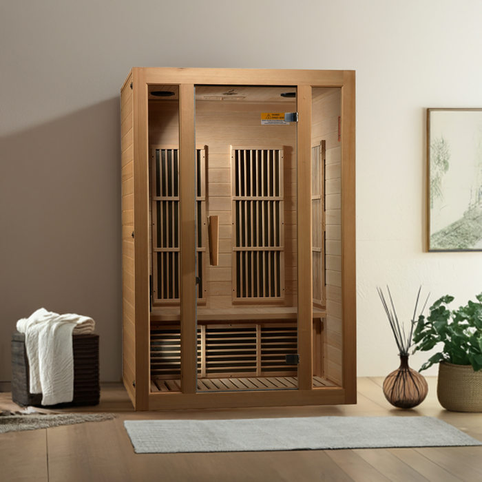 Maxxus Seattle 2-Person Near Zero EMF (Under 2MG) FAR Infrared Sauna (Canadian Hemlock)
