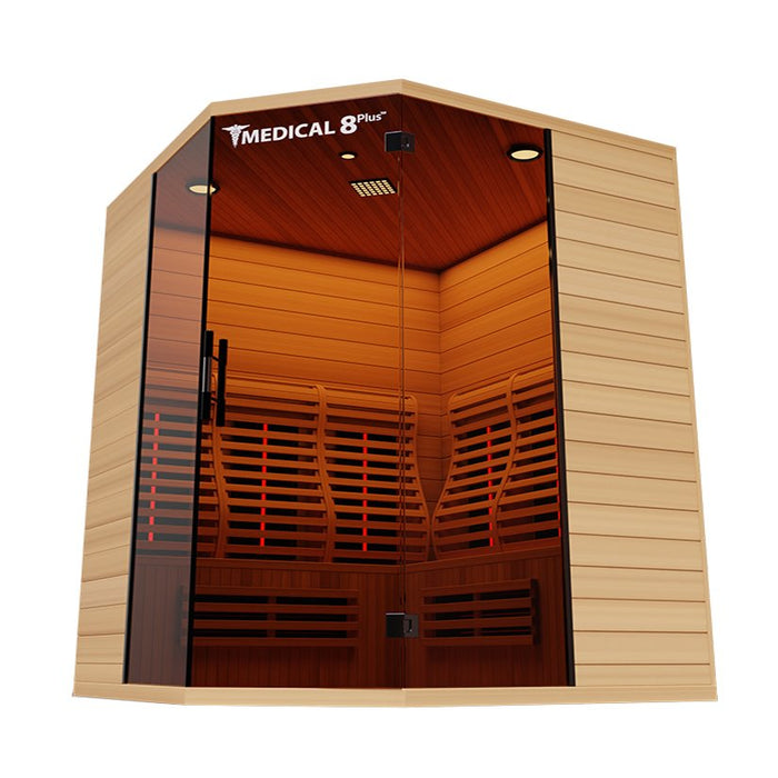 Medical 8 Plus v2 Ultra Full Spectrum Infrared Sauna (6 Person)