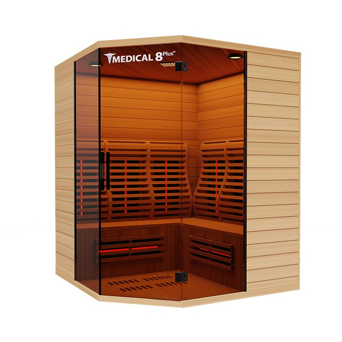 Medical 8 Plus v2 Ultra Full Spectrum Infrared Sauna (6 Person)